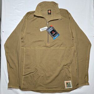USMC FROG Waffle Fleece Zip Marines Pull Over Flame Resistant Medium Long NEW